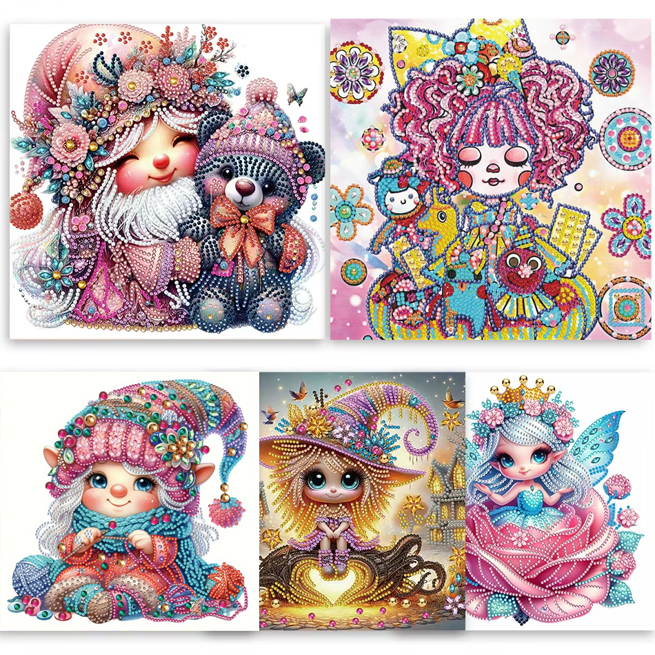 Resin Art Wallpaper - DIY Gnome 5D Special Shape Diamond