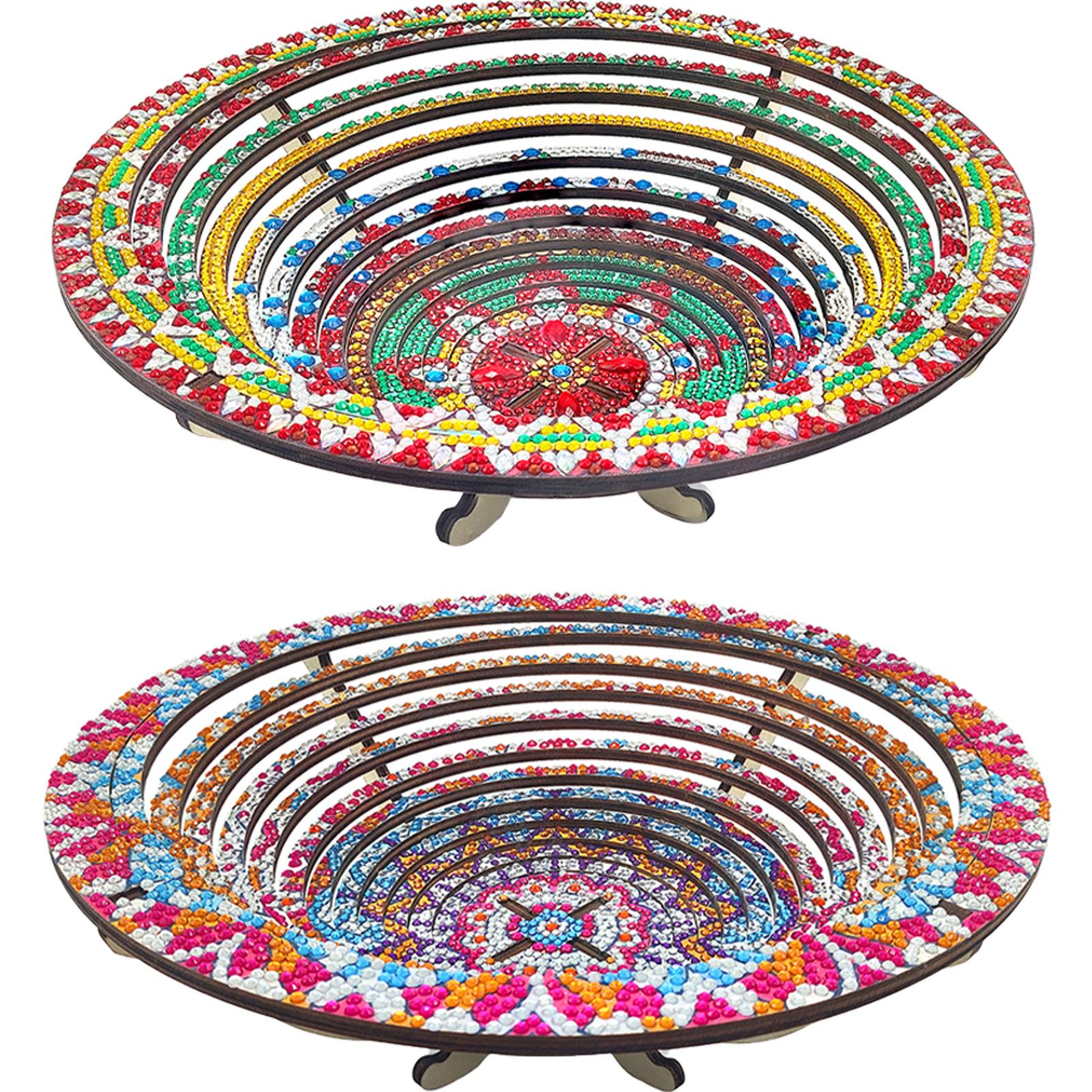 DIY Diamond Painted Wooden Din - Resin Art Wooden Tray recension och pris