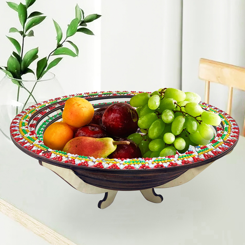 DIY Diamond Painted Wooden Din - Resin Art Wooden Tray recension och pris
