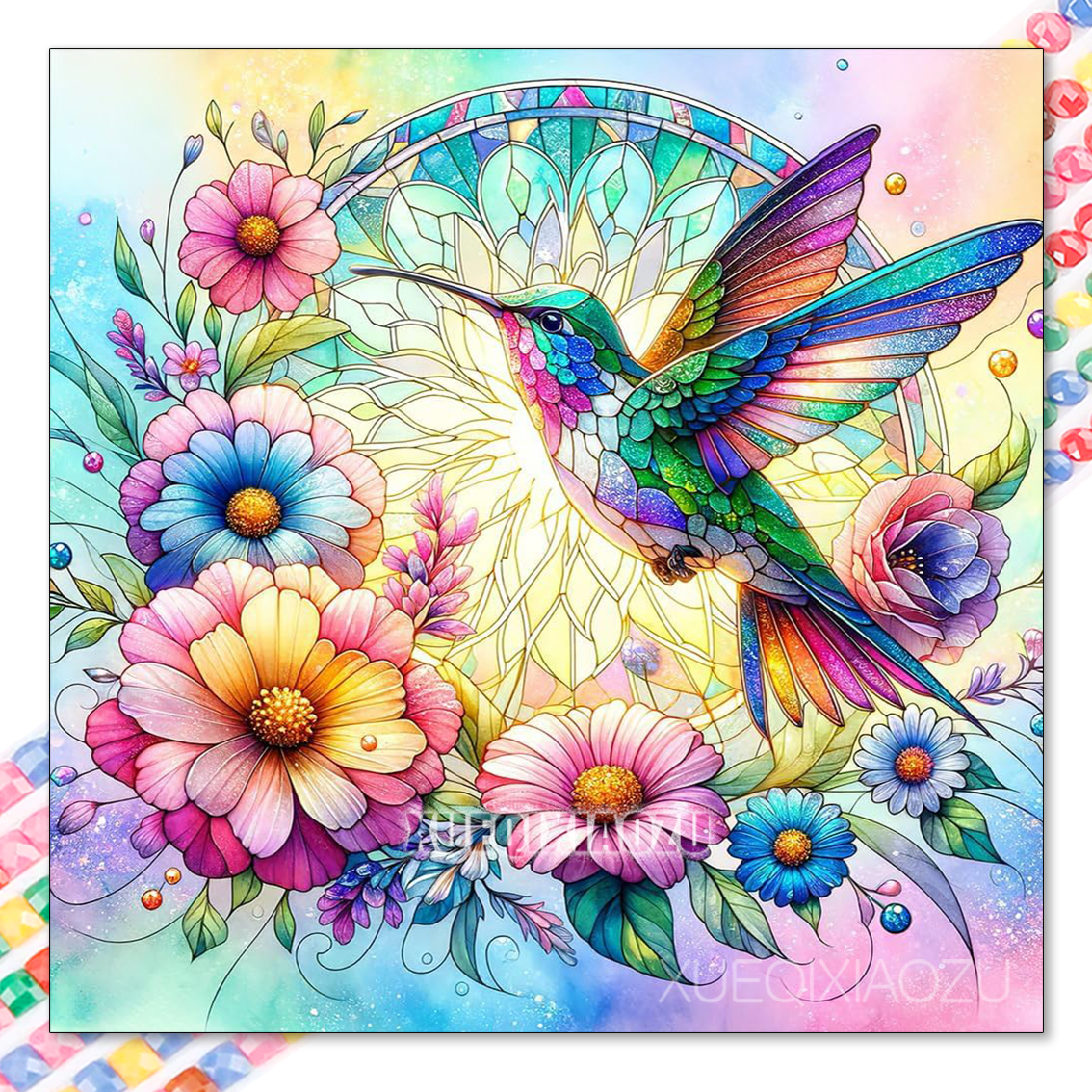 5D Diamond Painting Set Dragon - Resin Art Wallpaper recension och pris