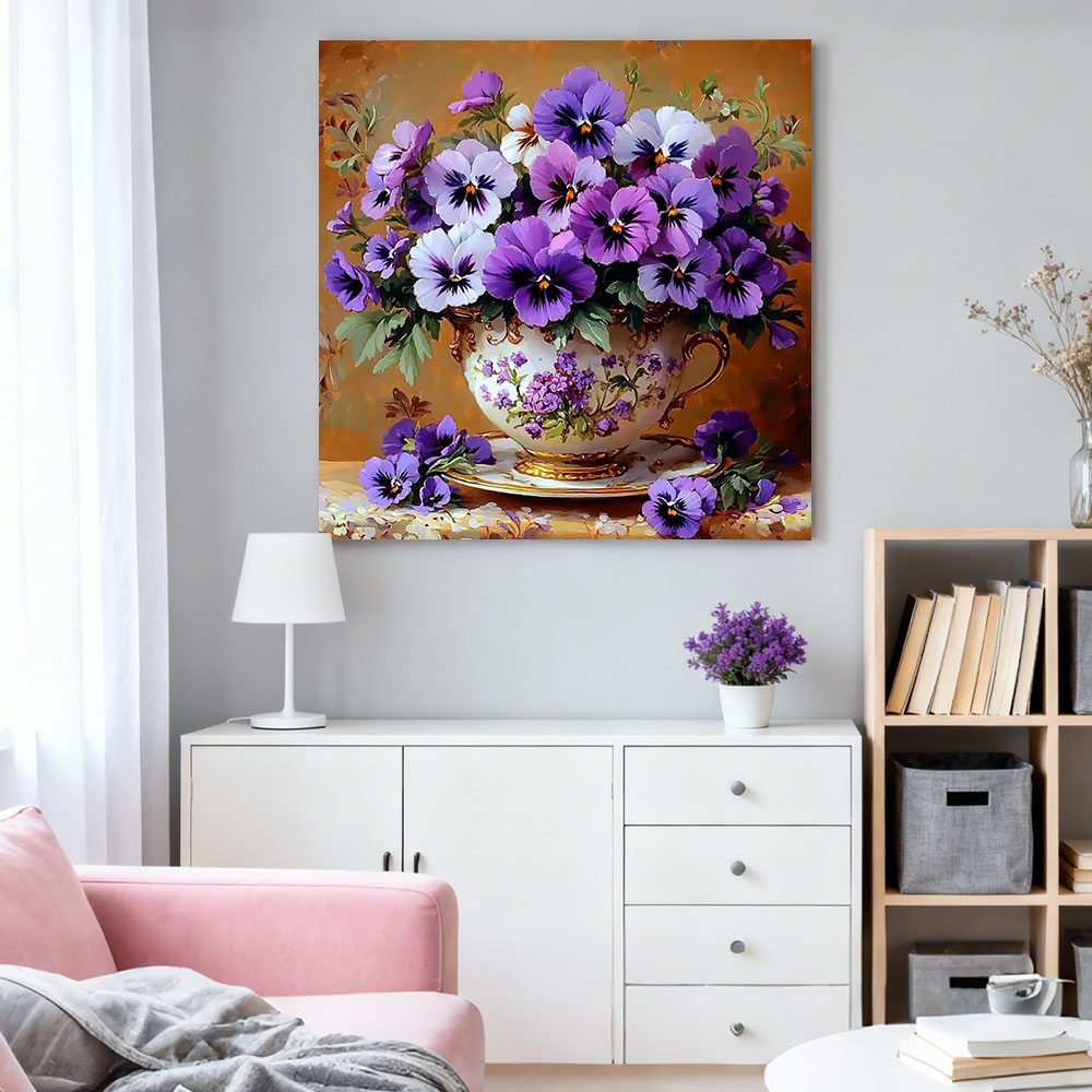 HUACAN 5D Diamond Mosaic Rose  - Resin Art Wallpaper recension och pris