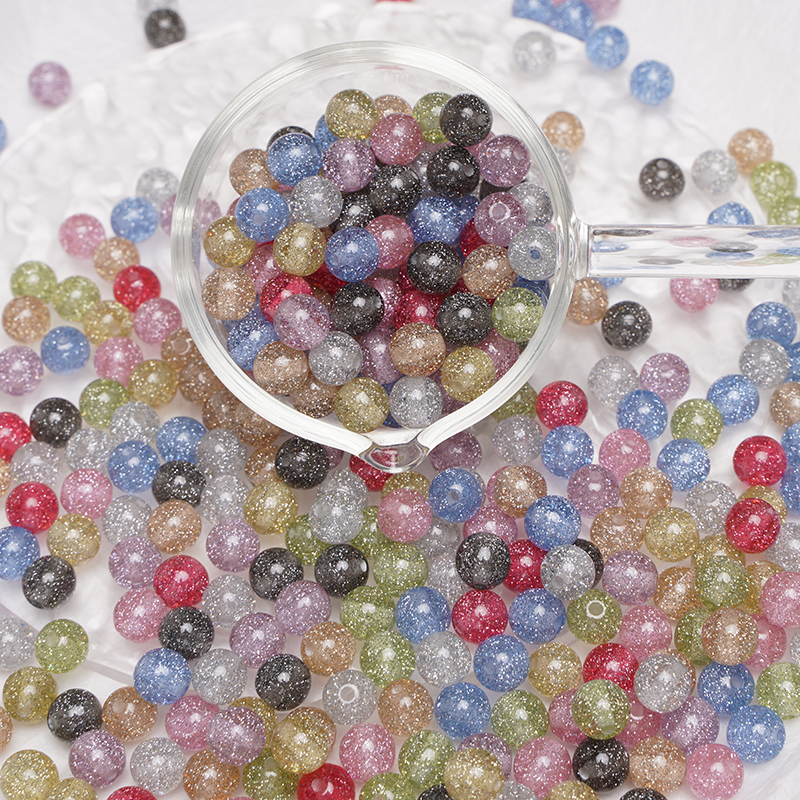 8/10mm Resins Round Shaped Bea - Resin Art Pendant recension och pris