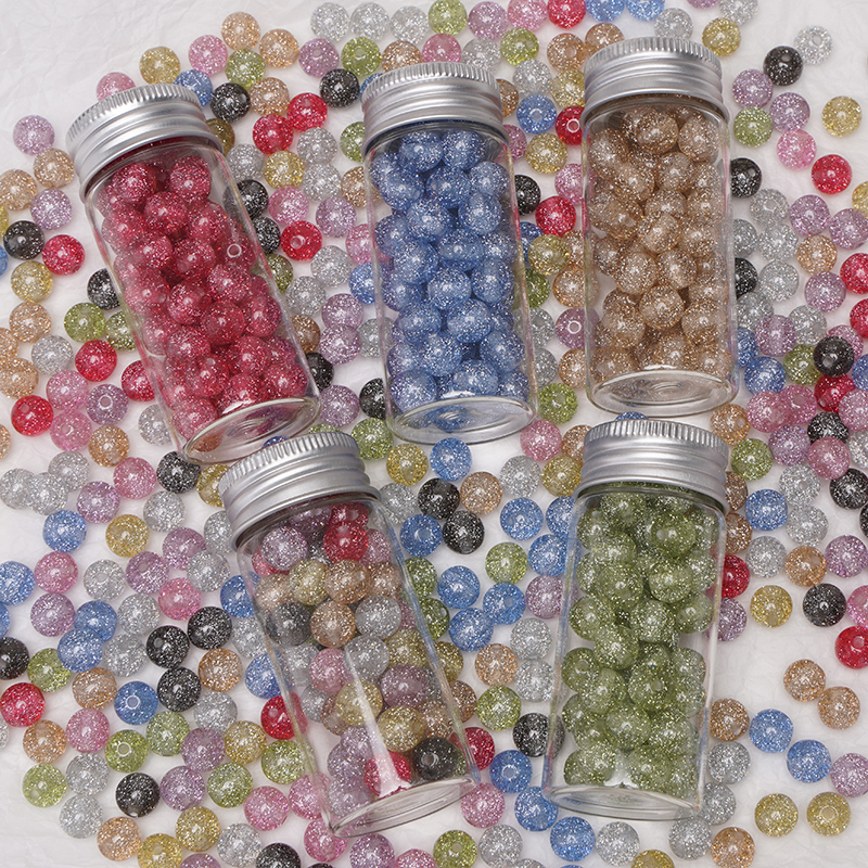 8/10mm Resins Round Shaped Bea - Resin Art Pendant recension och pris