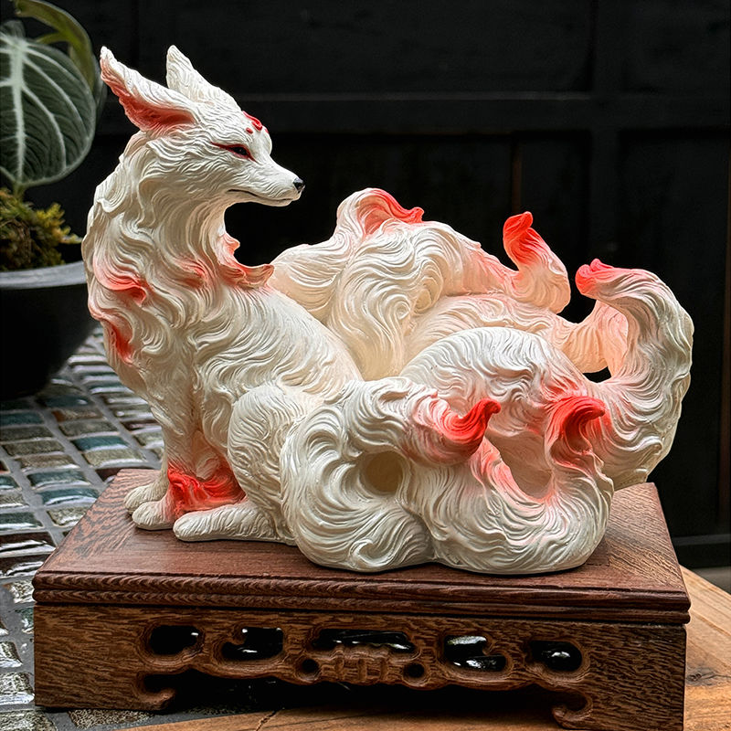 Nine-tailed fox ornaments fox  - Resin Art For Anniversary Gift recension och pris