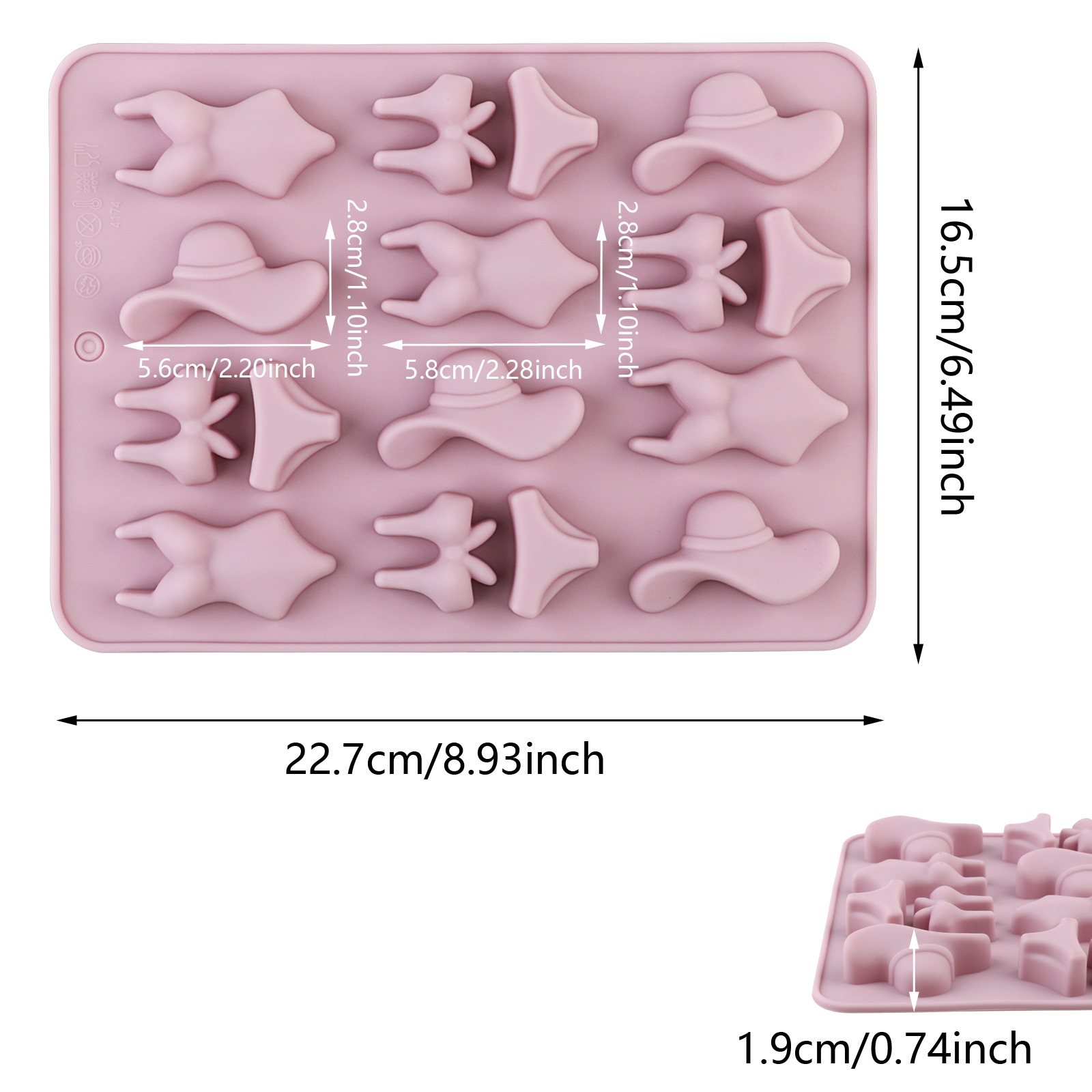 A Summer-Themed Beach Bikini M - Resin Art Decor recension och pris
