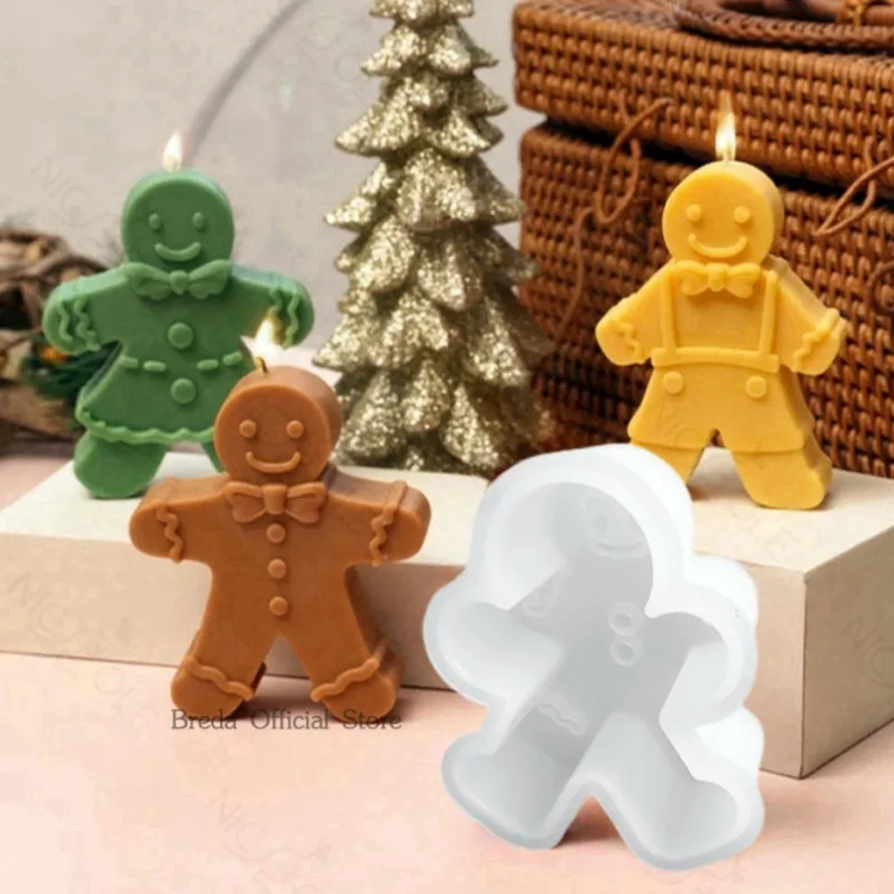 3D Smile Gingerbread Man Silic - Resin Art Furniture recension och pris