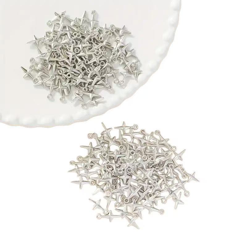 100pcs 16x8mm Charms Shining S - Resin Art Engagement recension och pris
