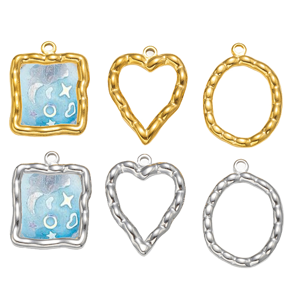5pcs Stainless Steel Heart Rou - Resin Art Decor recension och pris