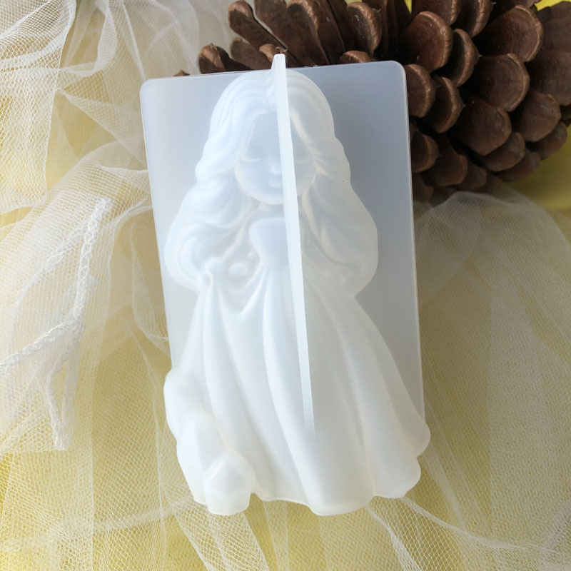 3D Cute Princess Silicone Cand - Resin Art Furniture recension och pris