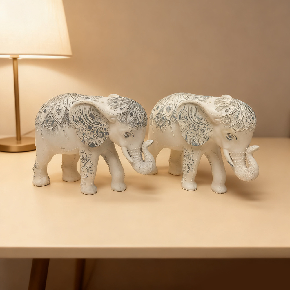Bohemian Elephant Statue, Resi - Resin Art For Anniversary Gift recension och pris