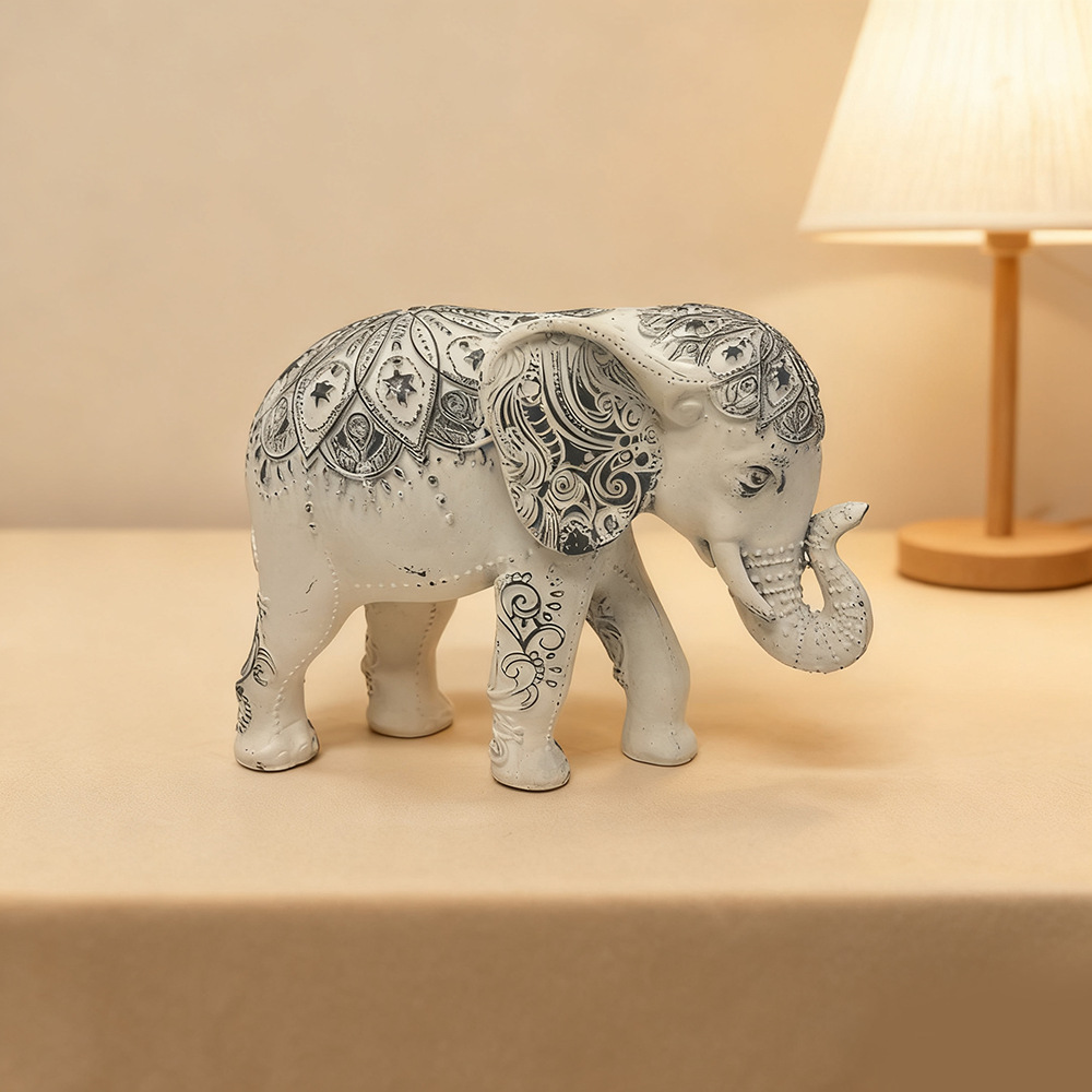 Bohemian Elephant Statue, Resi - Resin Art For Anniversary Gift recension och pris
