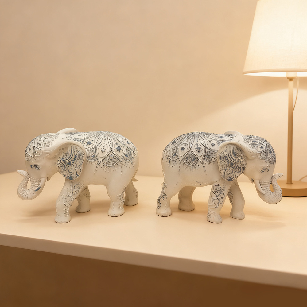 Bohemian Elephant Statue, Resi - Resin Art For Anniversary Gift recension och pris