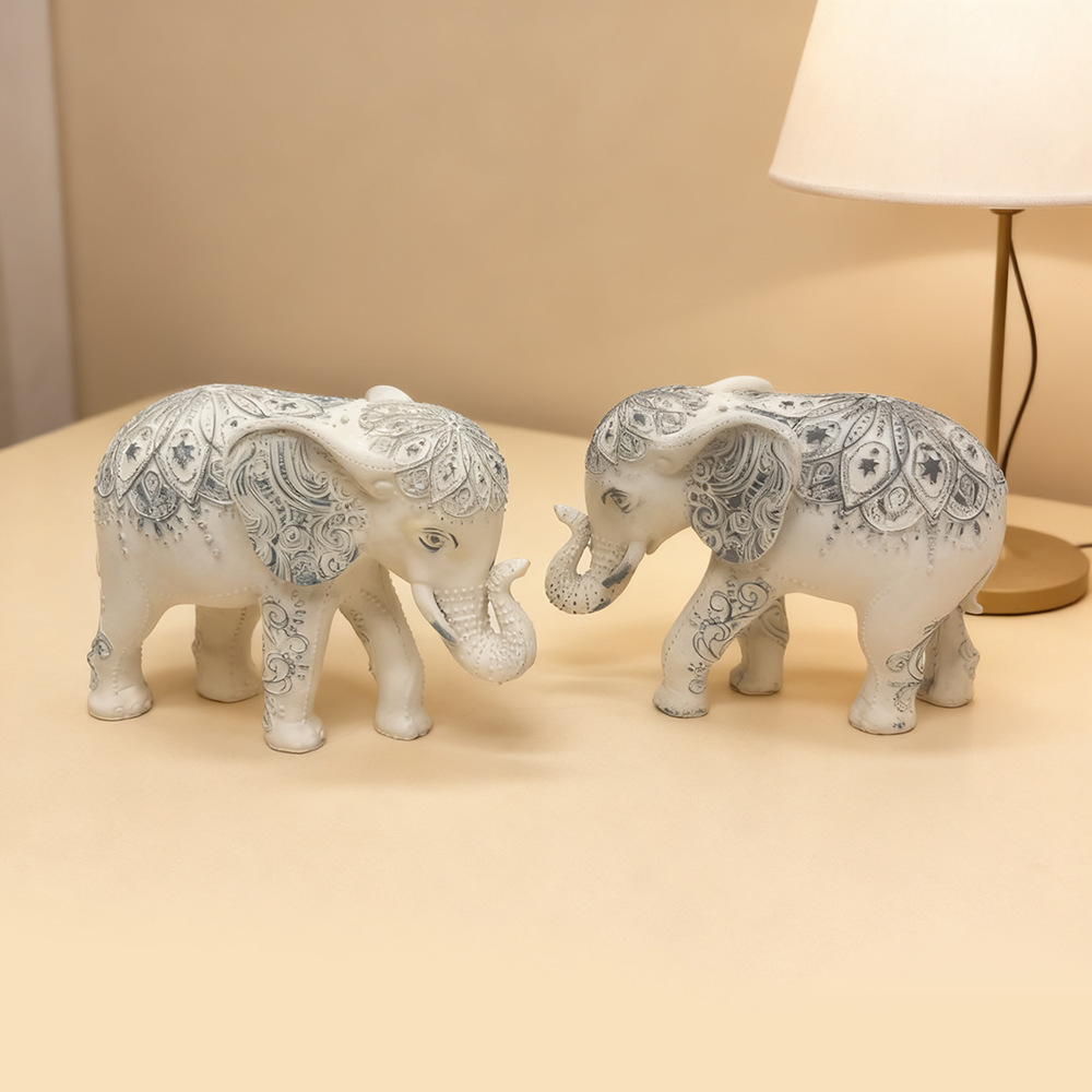 Bohemian Elephant Statue, Resi - Resin Art For Anniversary Gift recension och pris