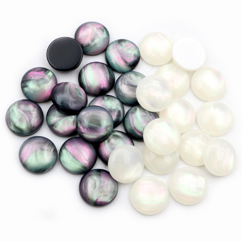 40pcs 8mm 10mm 12mm Round Resi - Resin Art Engagement recension och pris