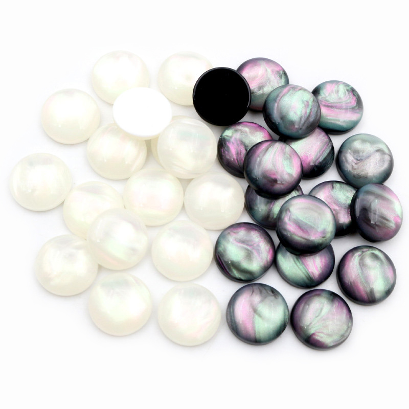 40pcs 8mm 10mm 12mm Round Resi - Resin Art Engagement recension och pris