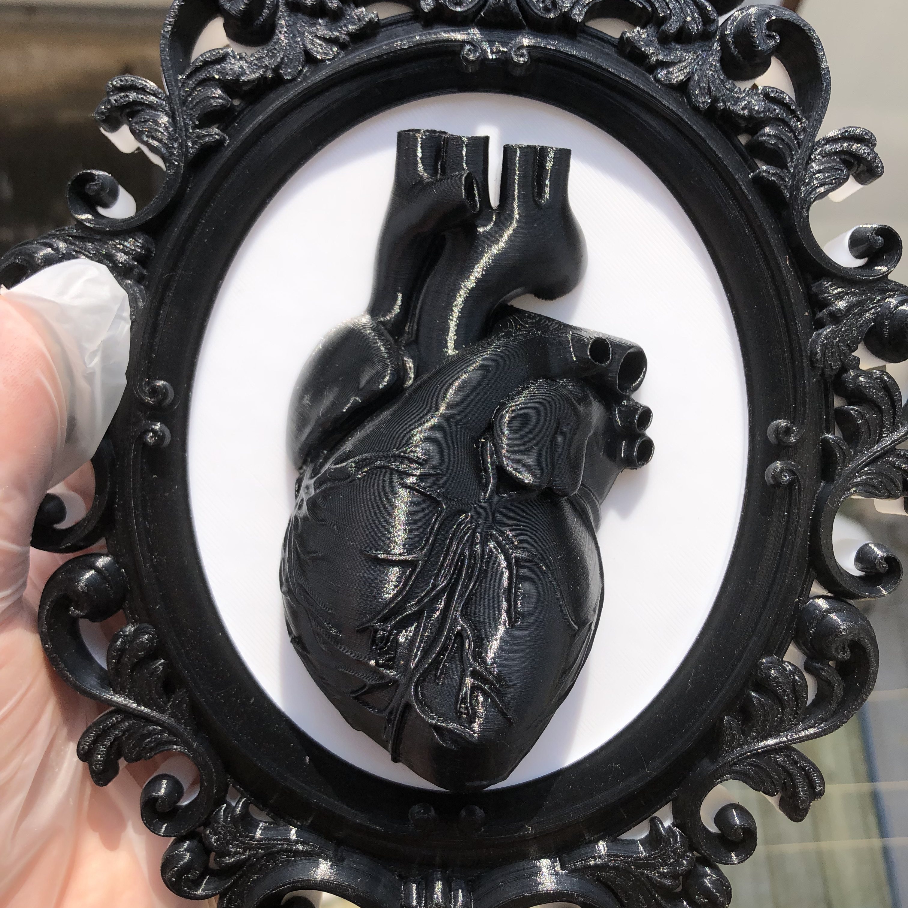 Heart Photo Frame Wall Art Dec - Resin Art For Anniversary Gift recension och pris