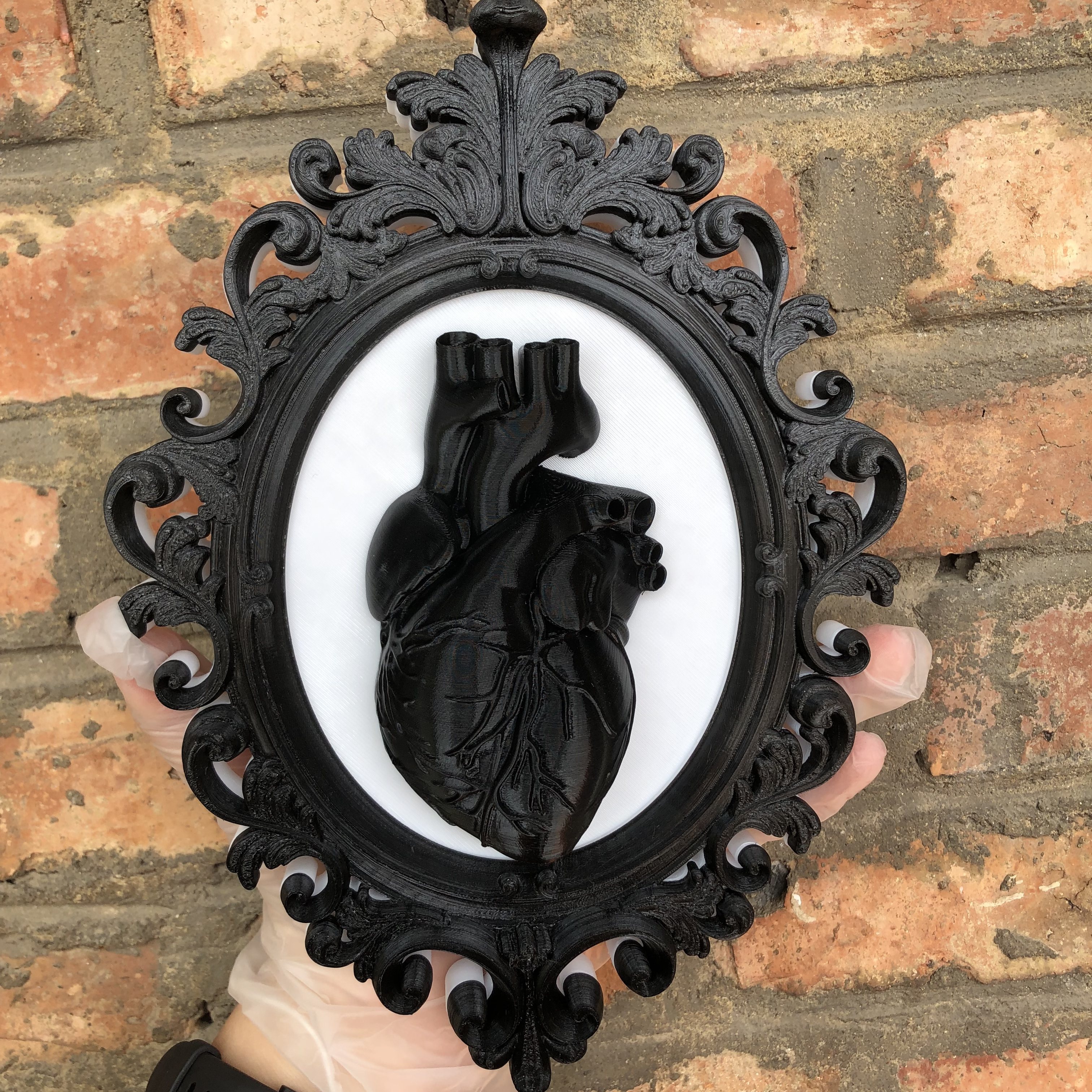Heart Photo Frame Wall Art Dec - Resin Art For Anniversary Gift recension och pris