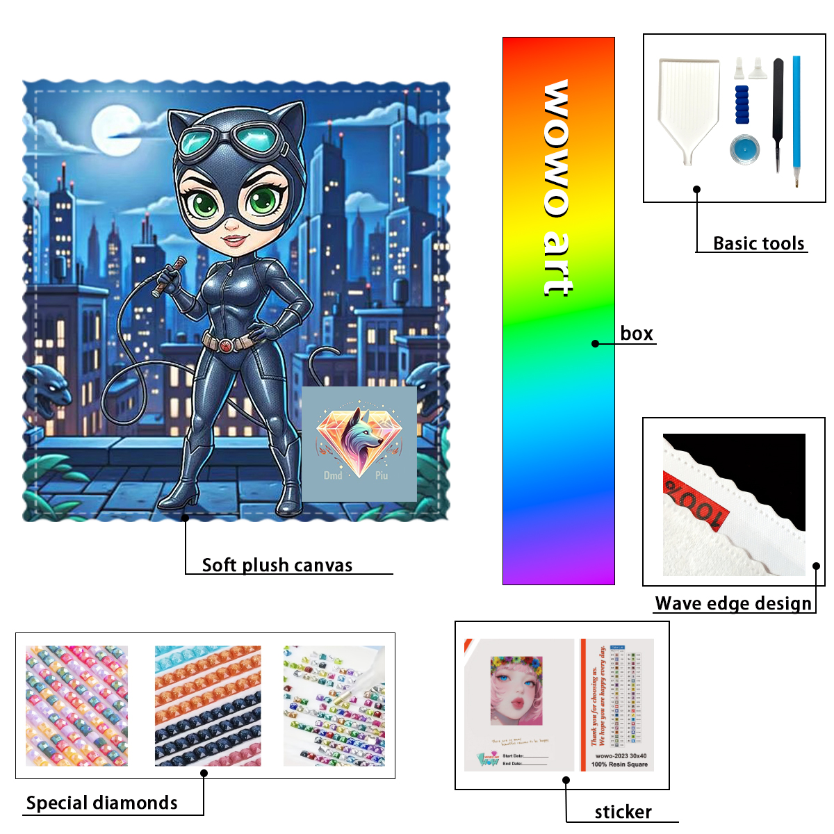 【Piu Diamond Art】Batman 100% r - Resin Art To Buy recension och pris