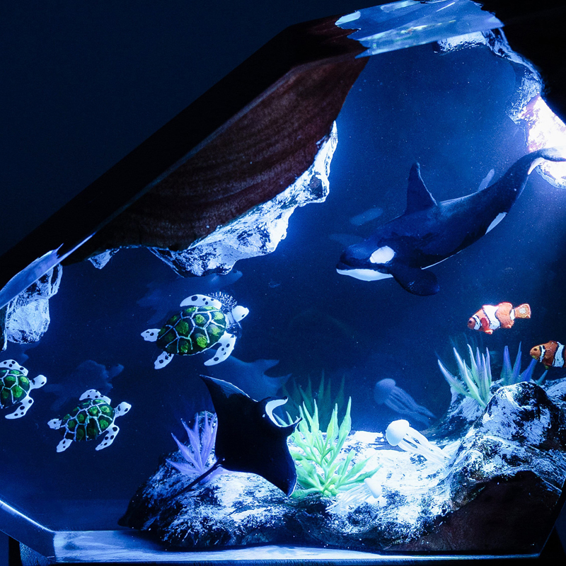 Seabed World Organism Resin Ta - Resin Art World recension och pris