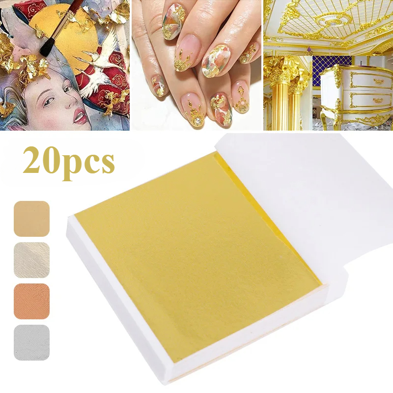 20 Pcs Gold Leaf Sheets: Versa - Resin Art For Anniversary Gift recension och pris