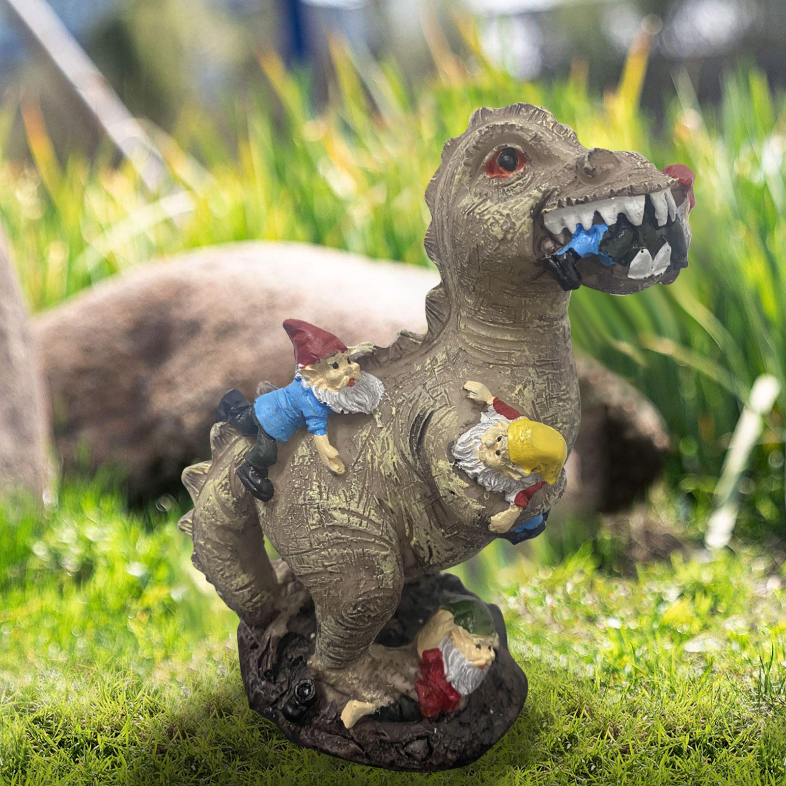 Mischievous Dinosaur Garden Ea - Resin Art Decor recension och pris