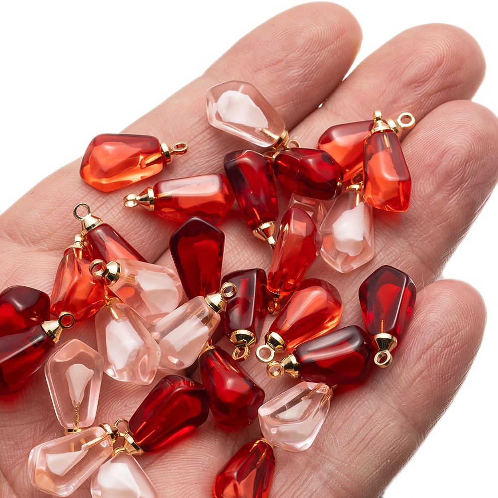 10Pcs Resin Pomegranate Seed F - Resin Art Pendant recension och pris