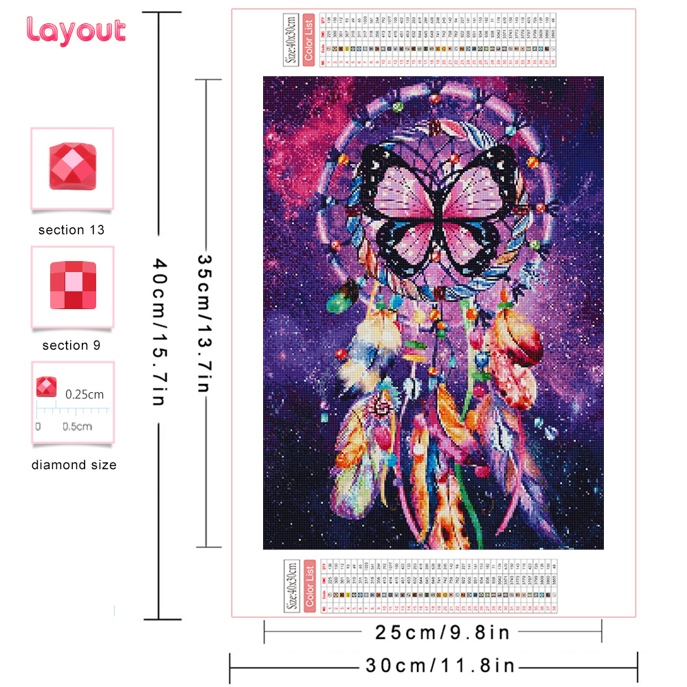 Frameless, 5d Diamond Mosaic F - Resin Art Of Flowers recension och pris