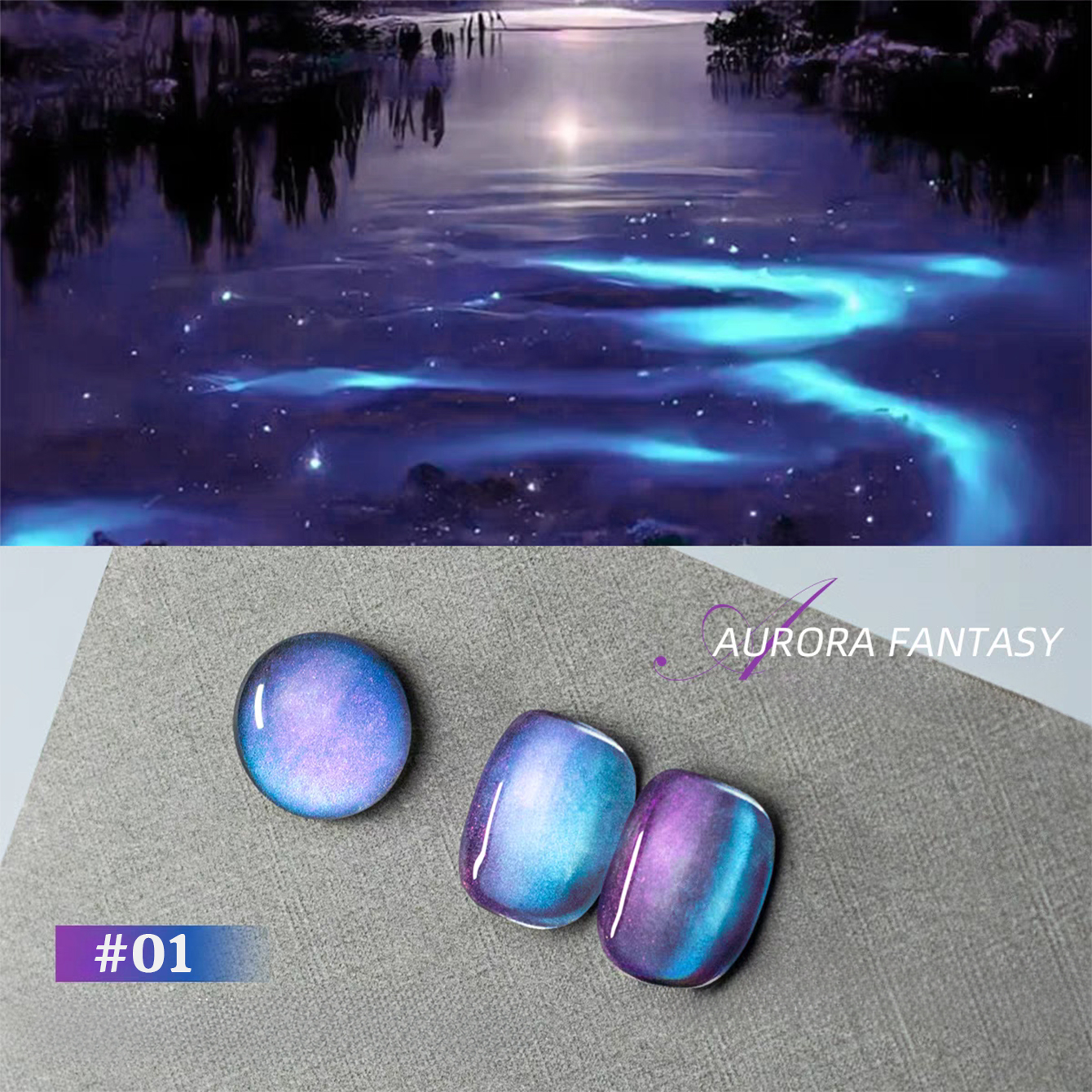 1pcs SHAKA Spring Summer Fanta - Resin Art Purple recension och pris