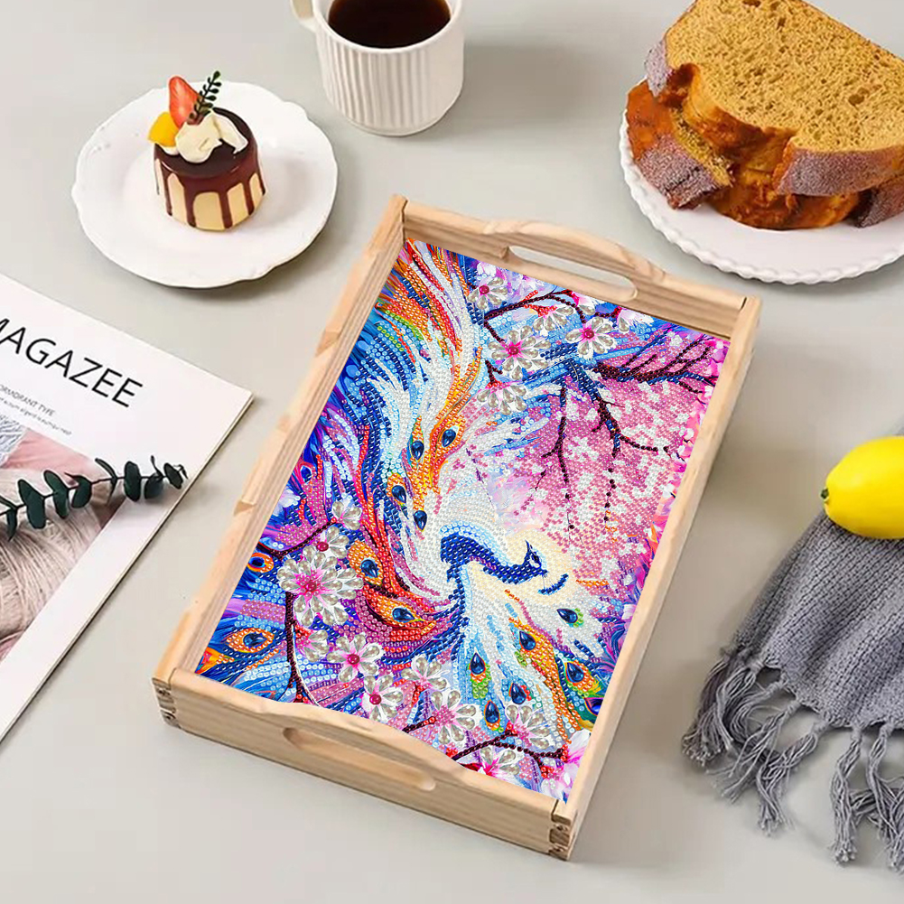 Wooden Beautiful Pattern 5D Di - Resin Art Wooden Tray recension och pris