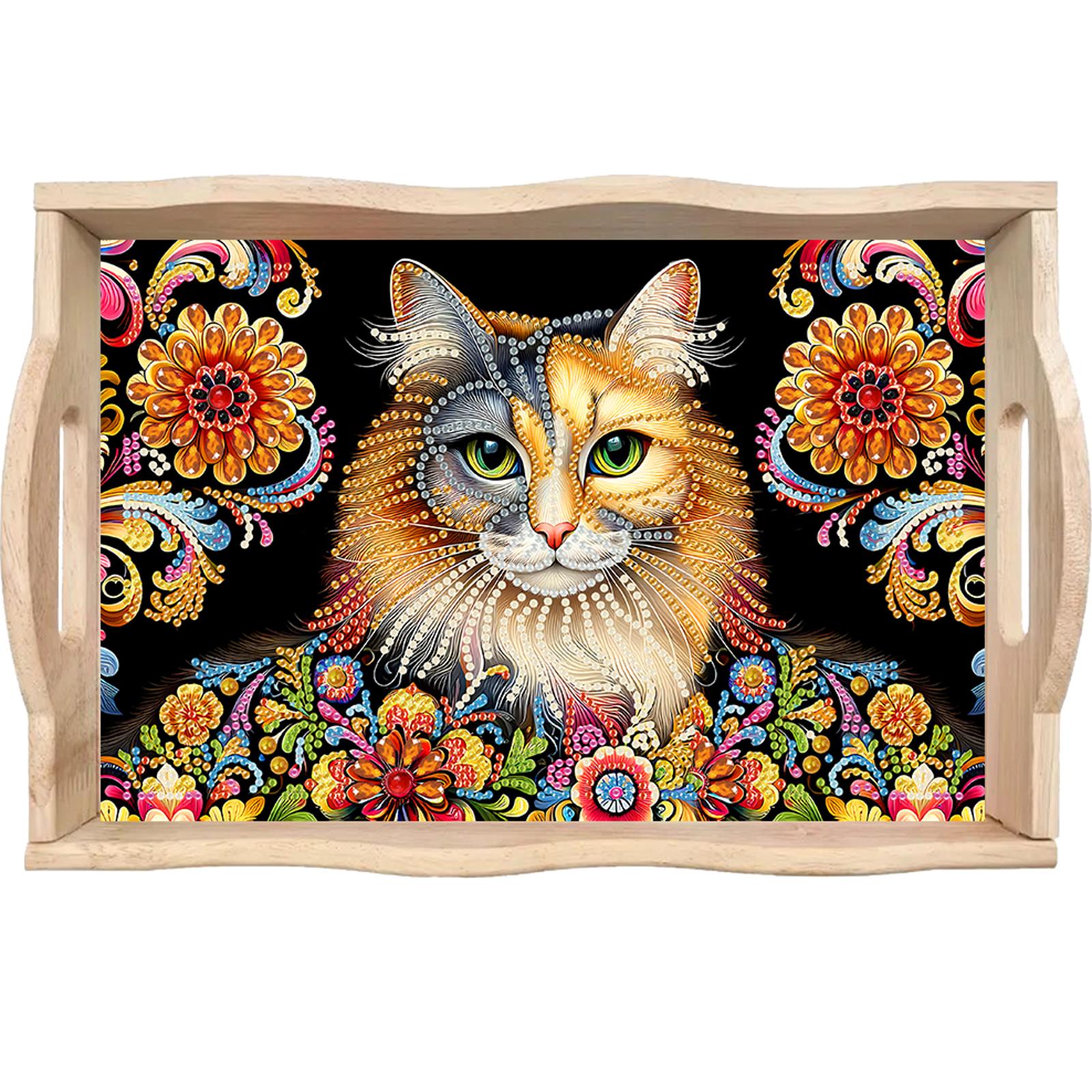 Diamond Art Painting Wooden Se - Resin Art Wooden Tray recension och pris