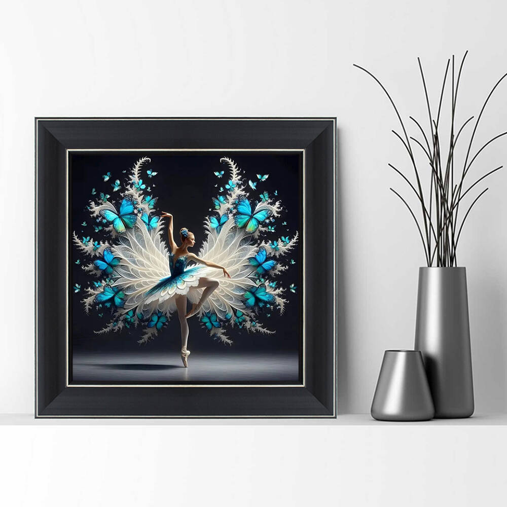 Frameless, DIY 5D Diamond Pain - Resin Art Of Flowers recension och pris