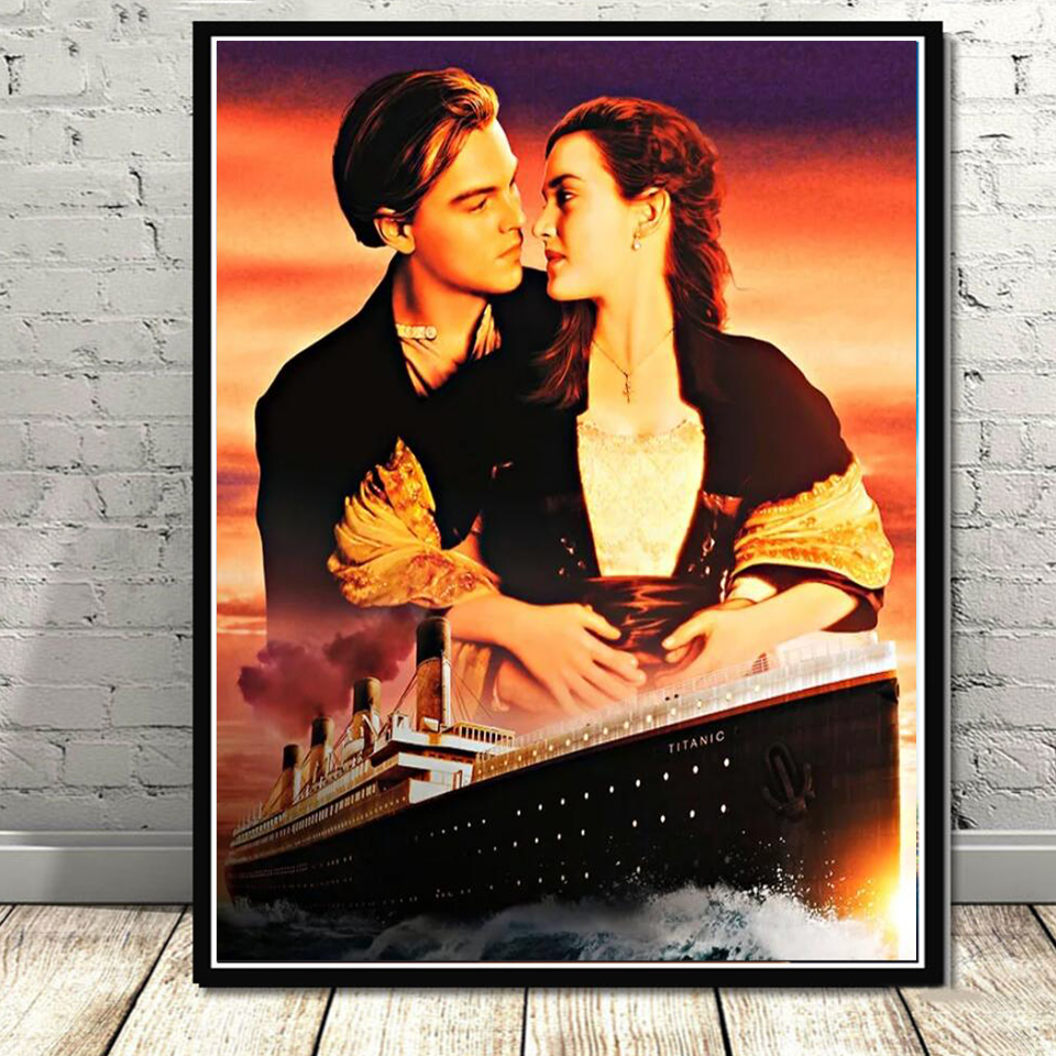 Titanic Sweet Couple Diamond P - Resin Art Wallpaper recension och pris