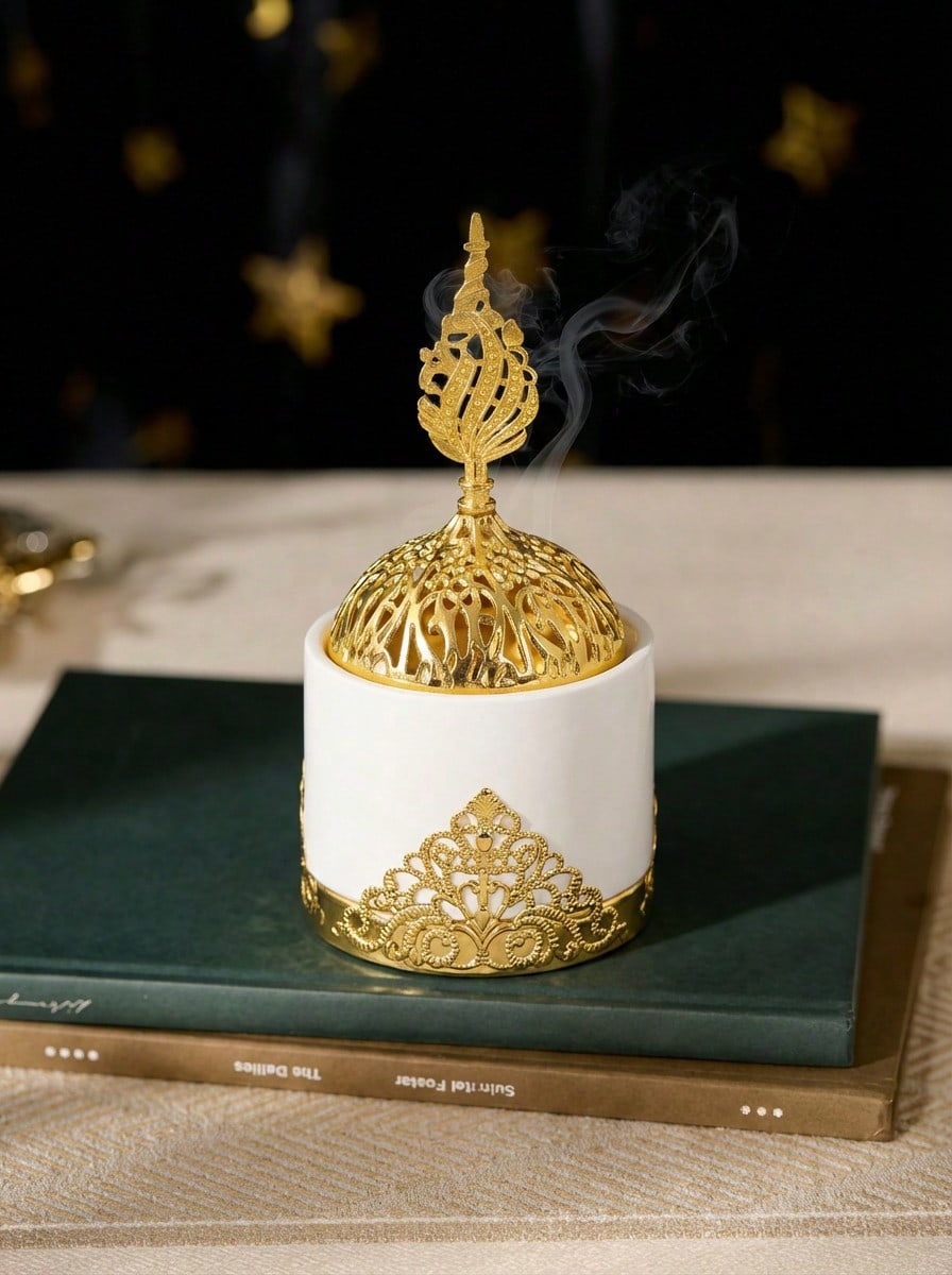 Luxury Minimalist Incense Burn - Resin Art Decor recension och pris