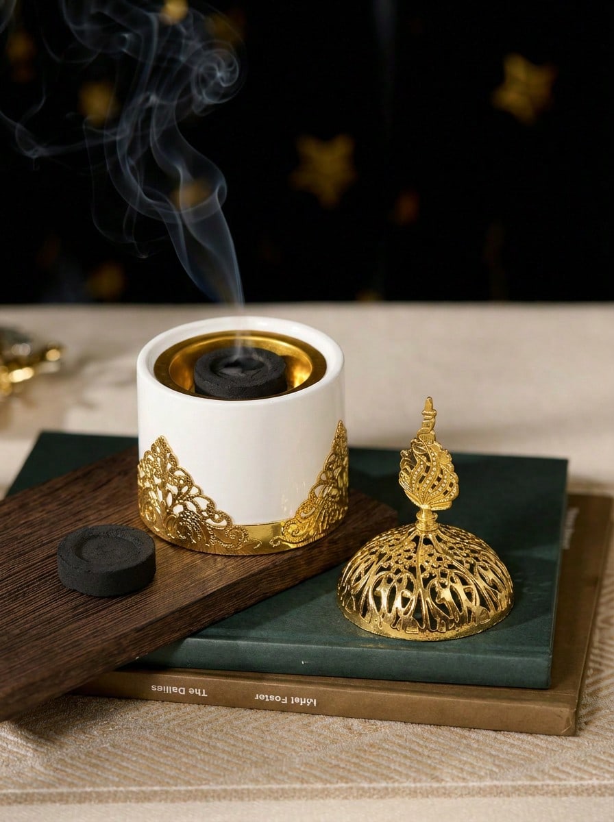 Luxury Minimalist Incense Burn - Resin Art Decor recension och pris
