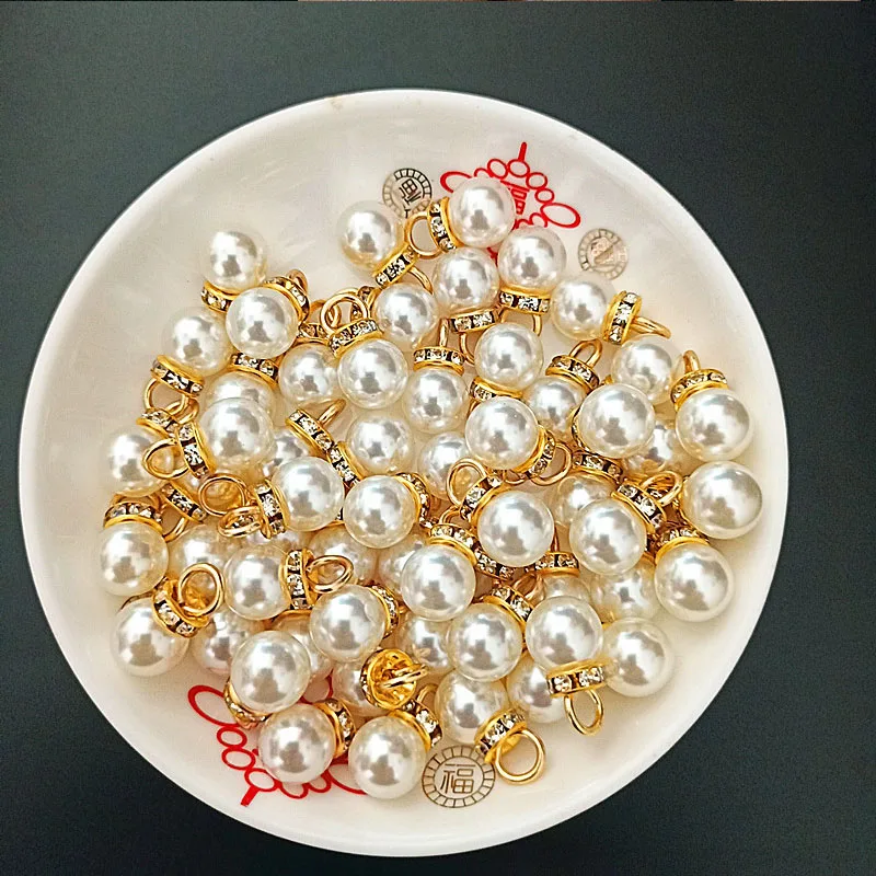 30Pcs Round Pearl Diamond Pend - Resin Art For Anniversary Gift recension och pris