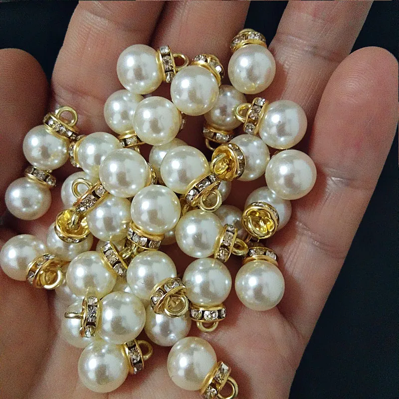 30Pcs Round Pearl Diamond Pend - Resin Art For Anniversary Gift recension och pris
