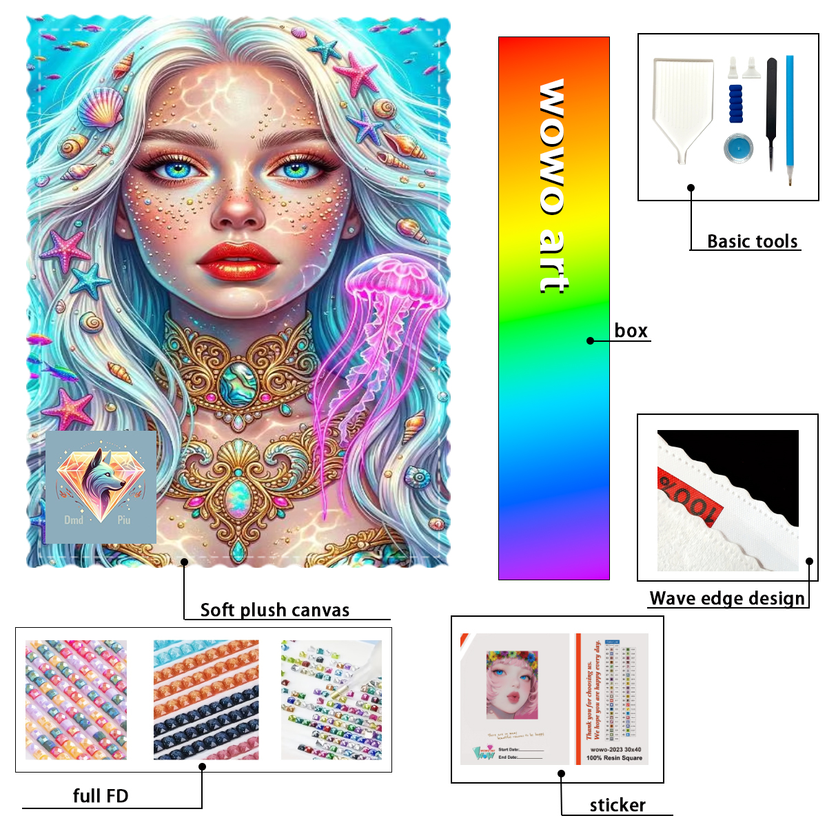 【Piu Diamond Art】Hormiga y chi - Resin Art To Buy recension och pris