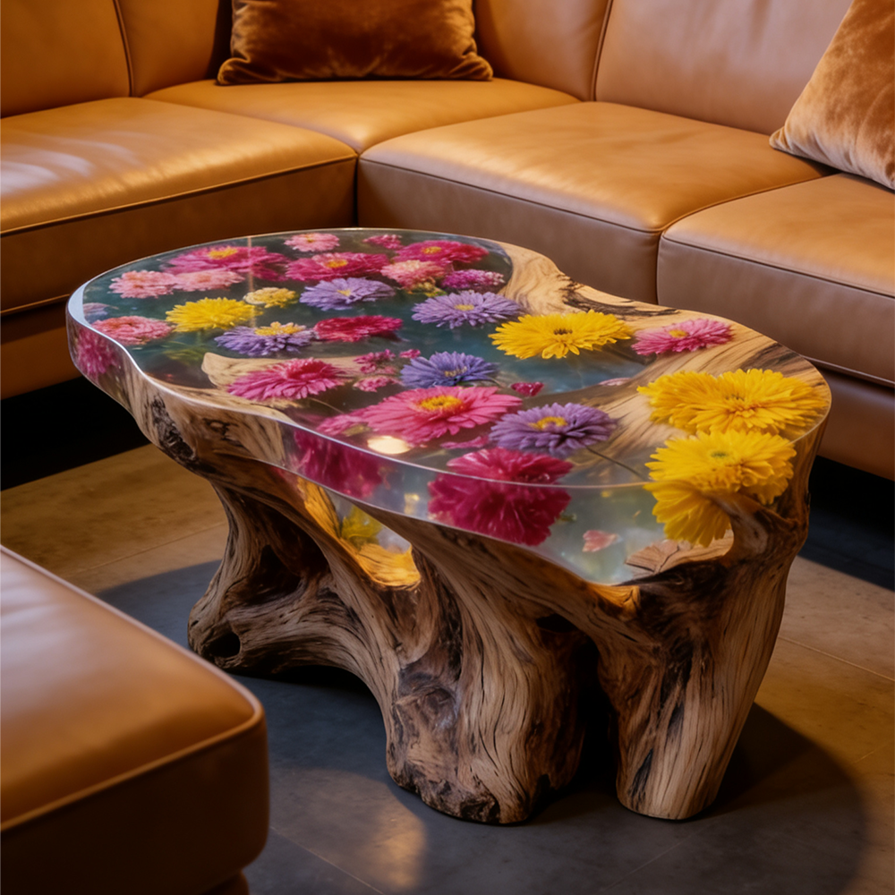 mnCustom Handmade Luxury Natur - Resin Art Coffee Table recension och pris