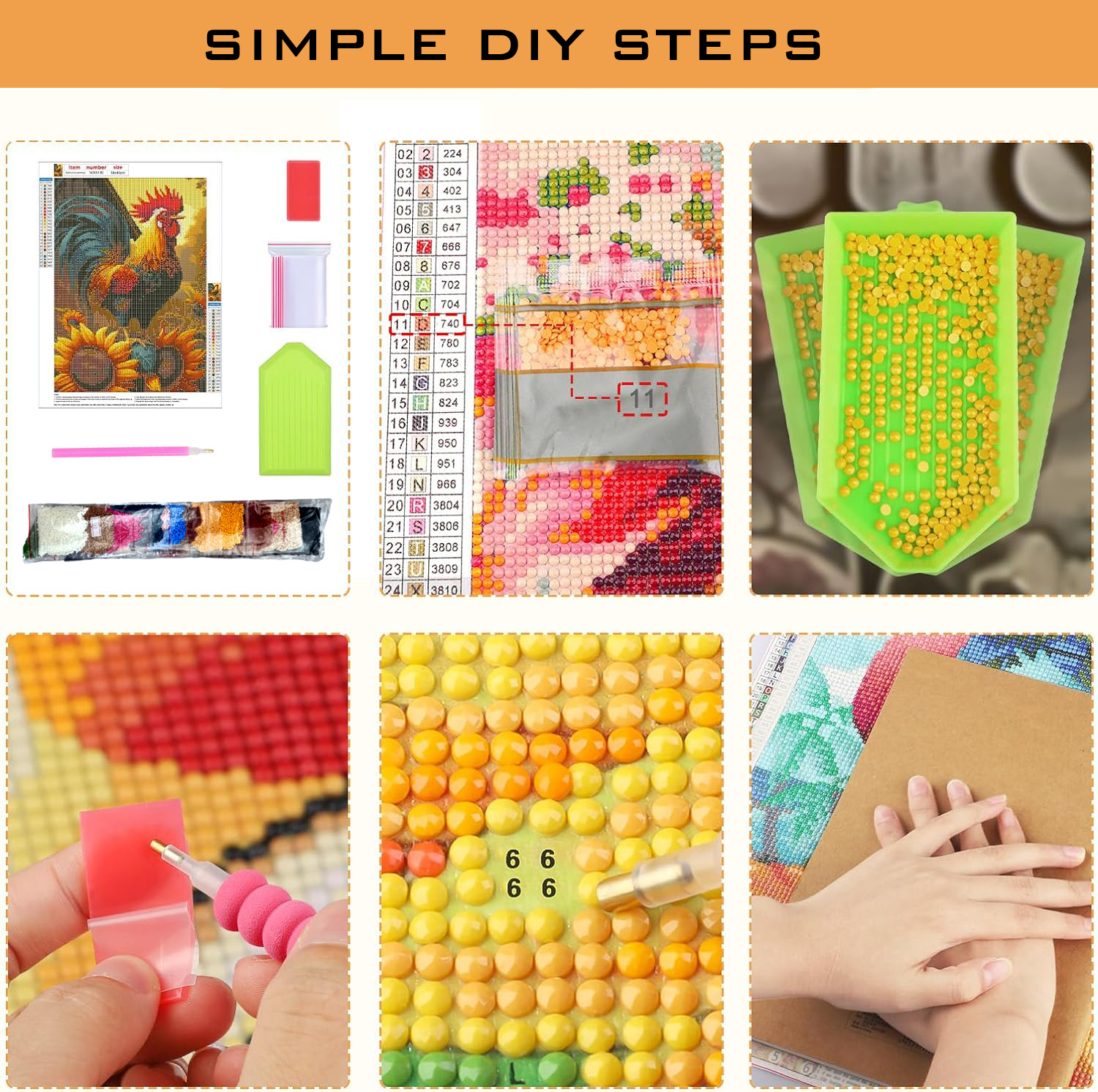 New DIY Diamond Painting Moder - Resin Art Wallpaper recension och pris