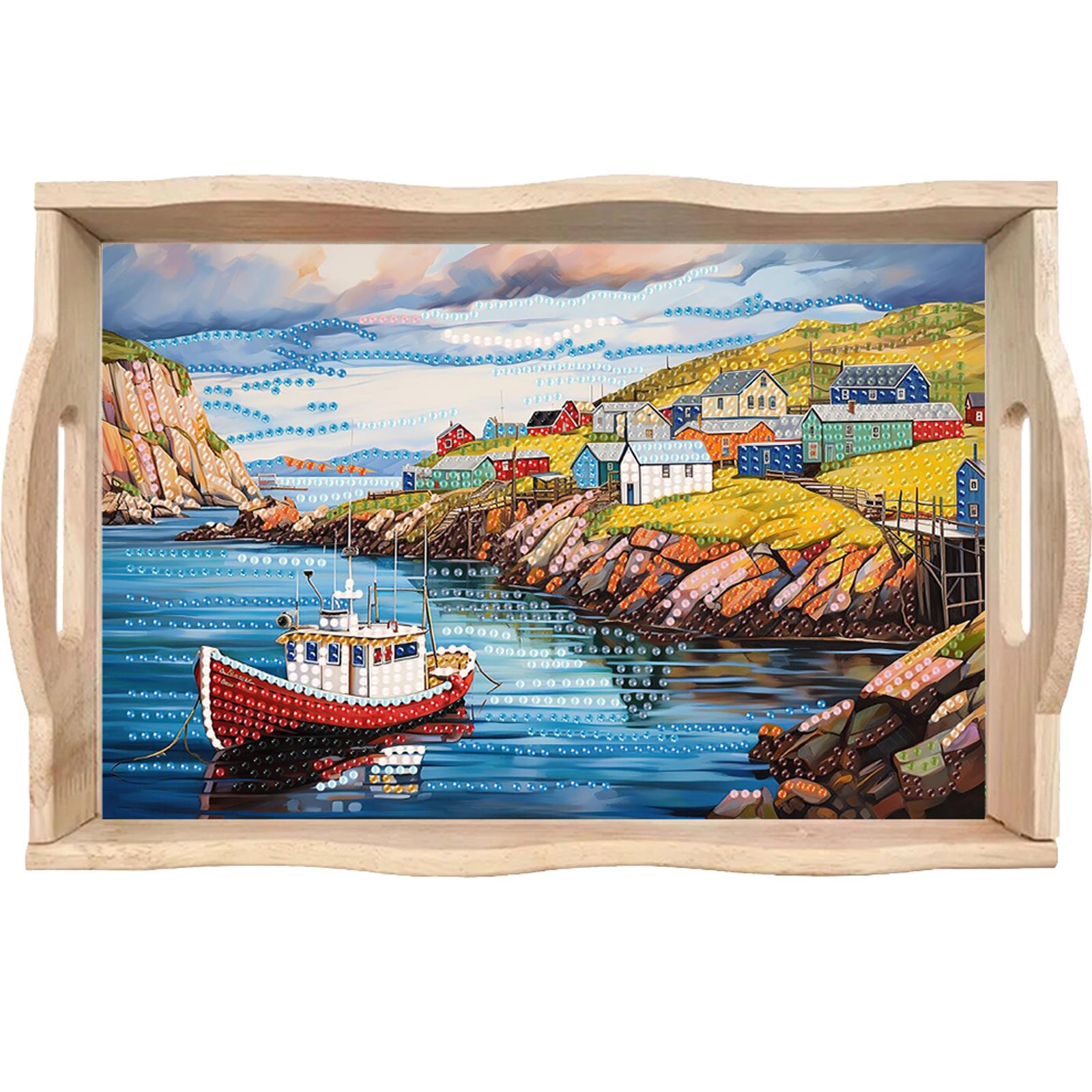 Diamond Painting Wooden Tray S - Resin Art Wooden Tray recension och pris