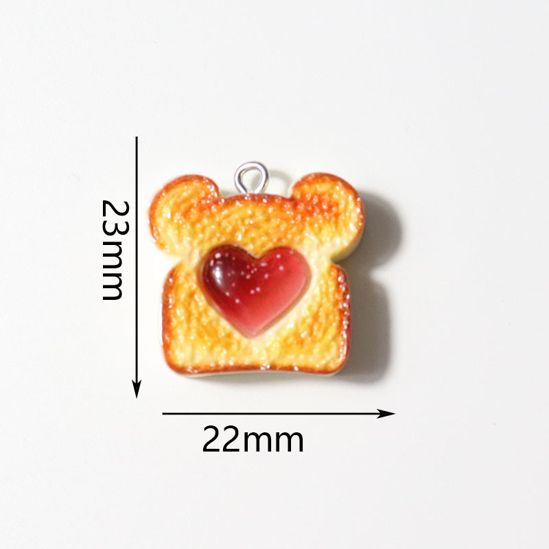 10pcs Resin Plastic Bread Pend - Resin Art Decor recension och pris
