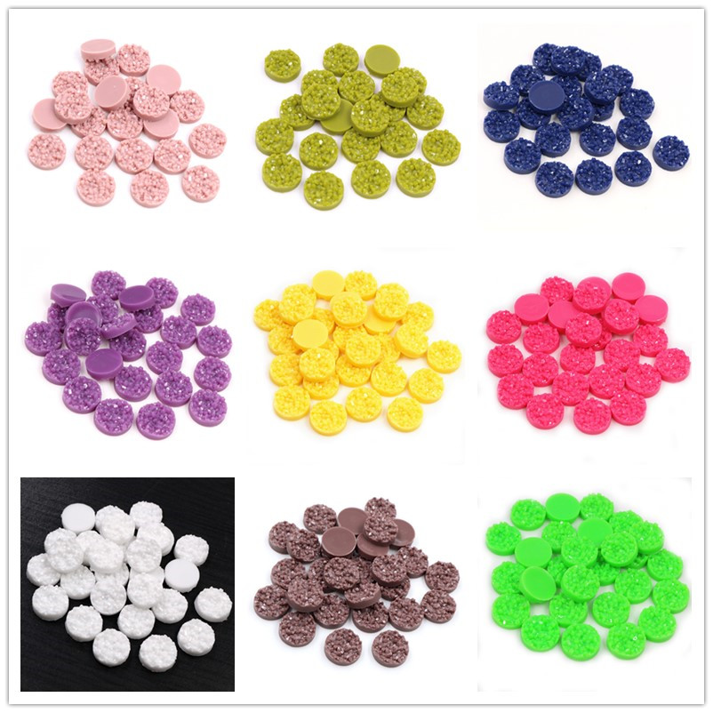 40pcs Resin Druzy Cabochons Do - Resin Art Engagement recension och pris