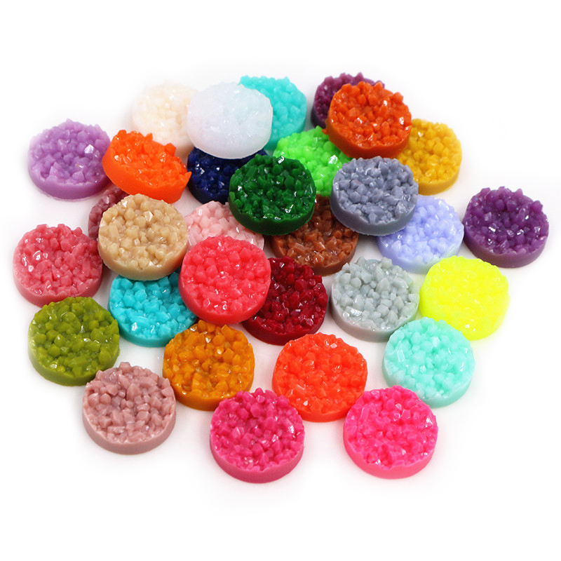40pcs Resin Druzy Cabochons Do - Resin Art Engagement recension och pris