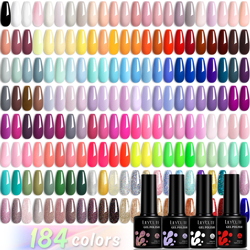 LILYCUTE 184 Colors 7ML Gel Na - Resin Art Purple recension och pris