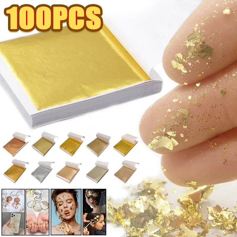100Pcs Imitation Gold Foil She - Resin Art For Anniversary Gift recension och pris