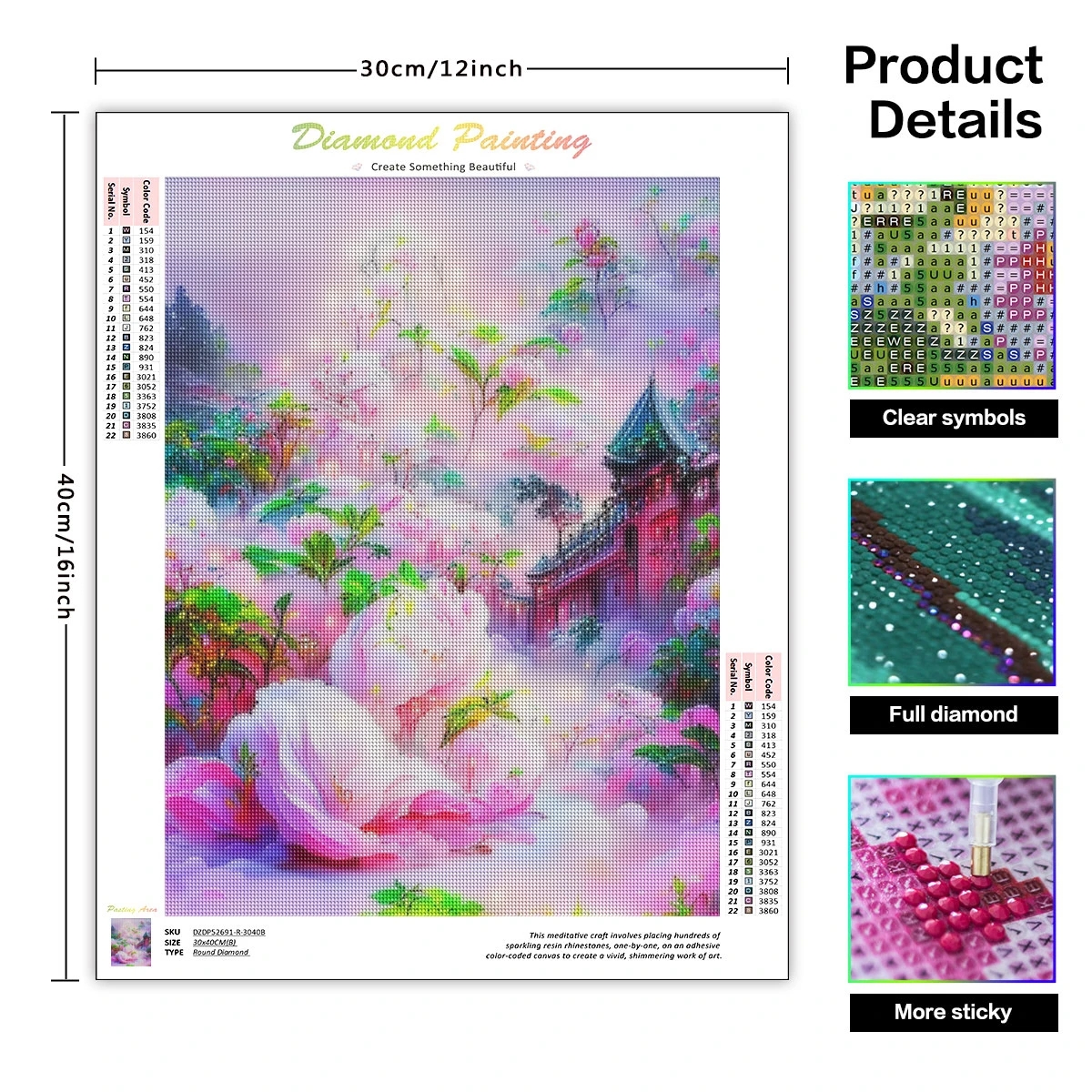 GATYZTORY 5D Diamond Painting  - Resin Art Wallpaper recension och pris
