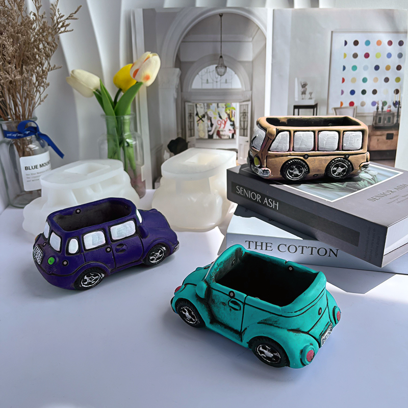 Mini Car Silicone Candle Mold  - Resin Art Furniture recension och pris