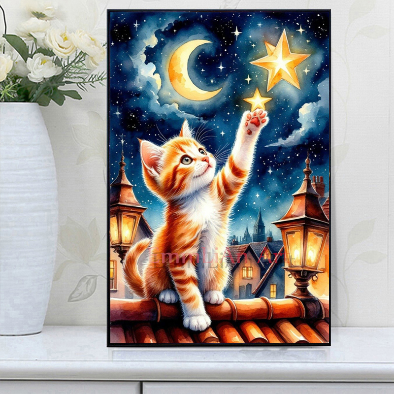 5D DIY Fairy Dust Drill Diamon - Resin Art Wallpaper recension och pris