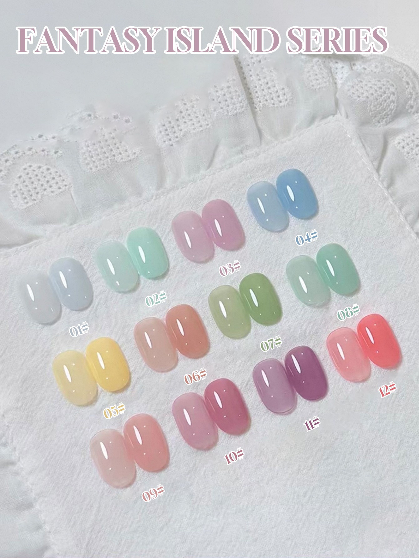 1/12pcs 2026 Spring and Summer - Resin Art Purple recension och pris
