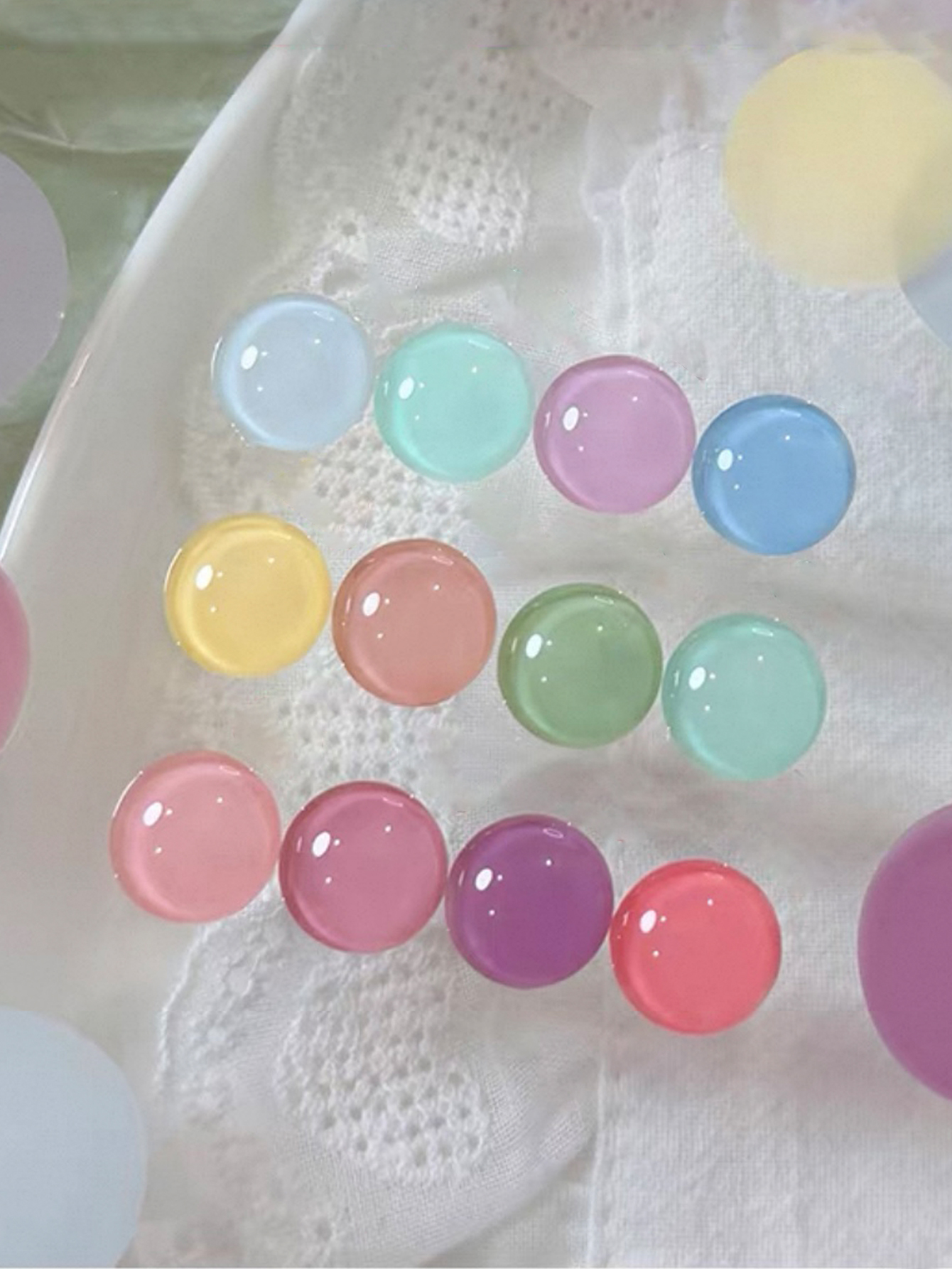 1/12pcs 2026 Spring and Summer - Resin Art Purple recension och pris